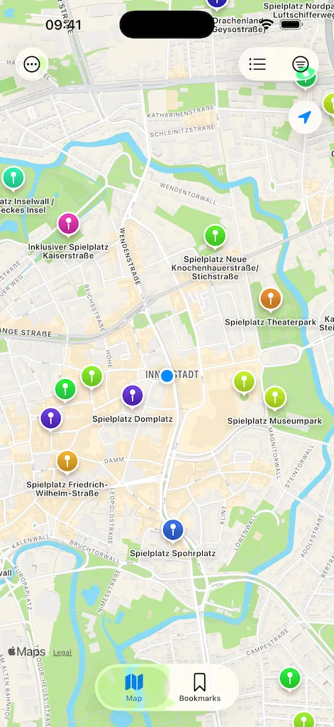 Swingy app screenshot